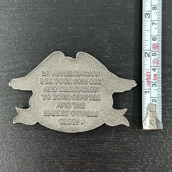 Harley-Davidson Vintage 1996 HOG Metal Plaque - Picture 3 of 3